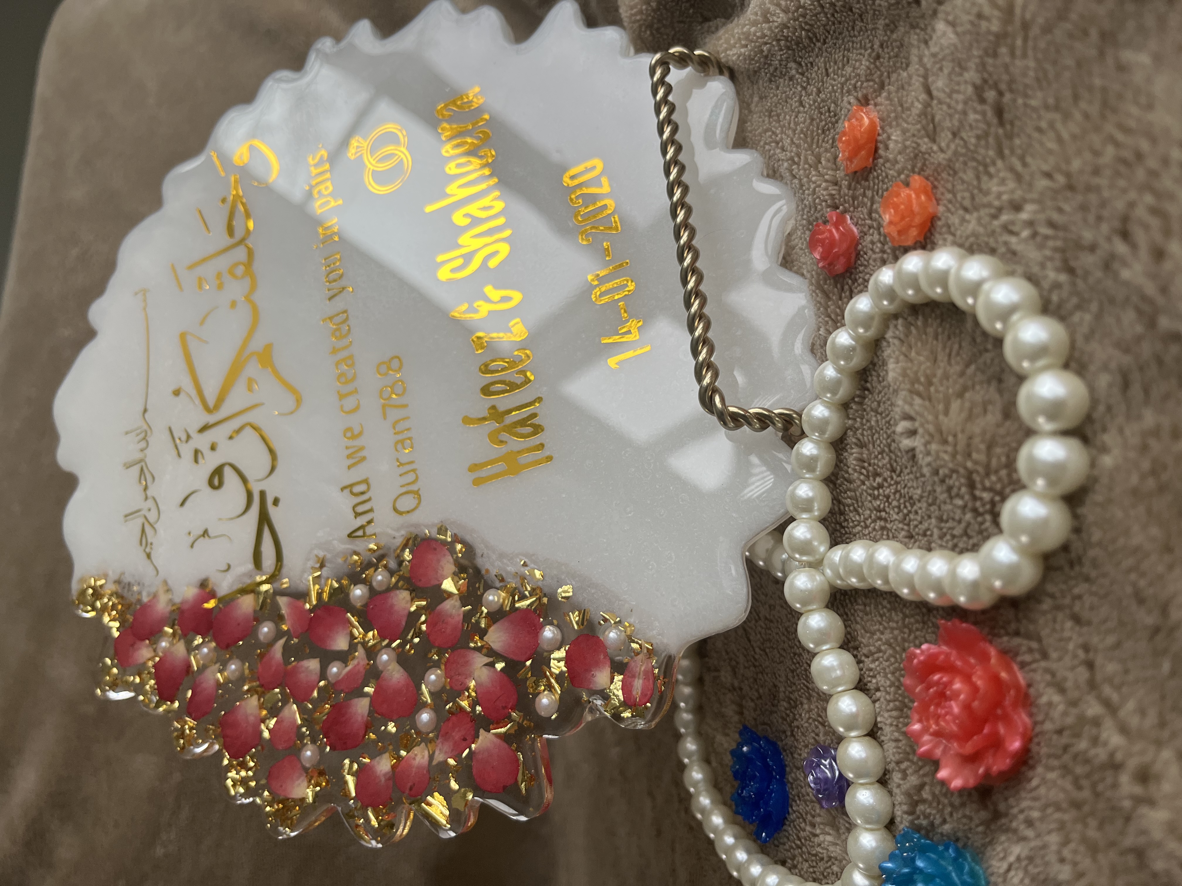 Customized Marriage Memento Plaque